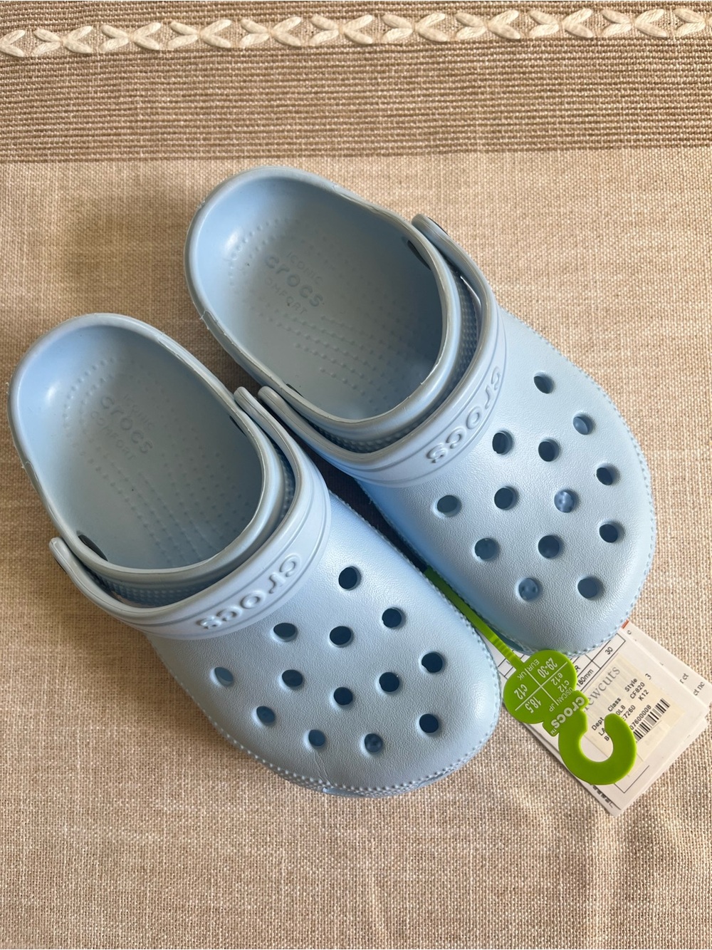 Brand NWT Crocs Kids' Classic Clog - Light Blue